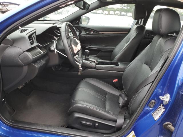 SHHFK7H98JU411440 - 2018 HONDA CIVIC SPORT TOURING BLUE photo 7