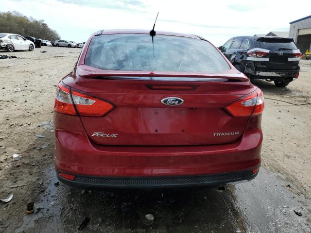 1FADP3J28EL191788 - 2014 FORD FOCUS TITANIUM RED photo 6