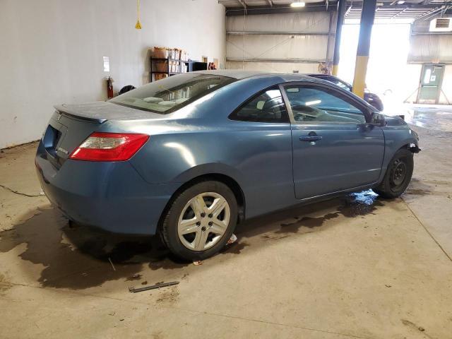 2HGFG12689H517165 - 2009 HONDA CIVIC LX BLUE photo 3