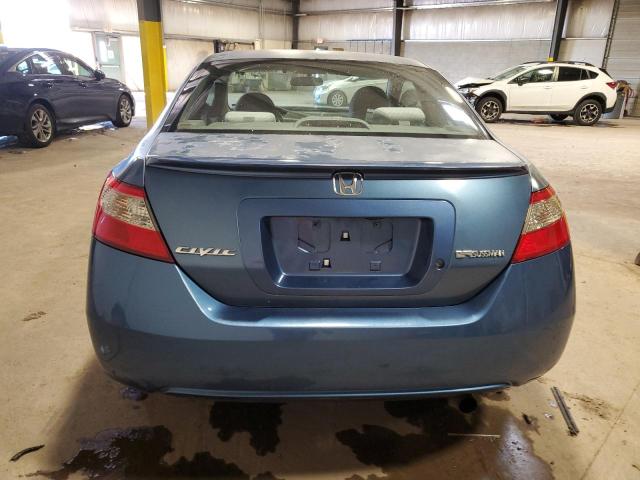 2HGFG12689H517165 - 2009 HONDA CIVIC LX BLUE photo 6