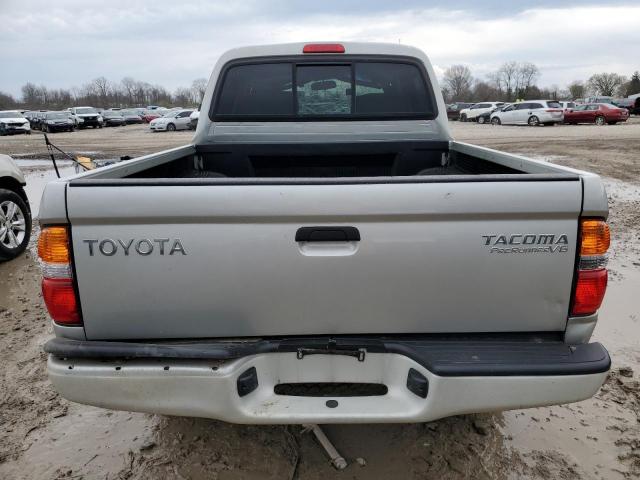 5TEGN92N84Z325109 - 2004 TOYOTA TACOMA DOUBLE CAB PRERUNNER SILVER photo 6