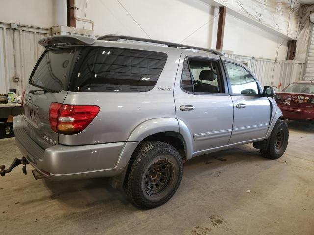 5TDBT48A92S062968 - 2002 TOYOTA SEQUOIA LIMITED SILVER photo 3