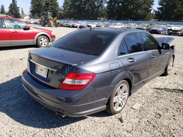 WDDGF56X38R030878 - 2008 MERCEDES-BENZ C 350 GRAY photo 3