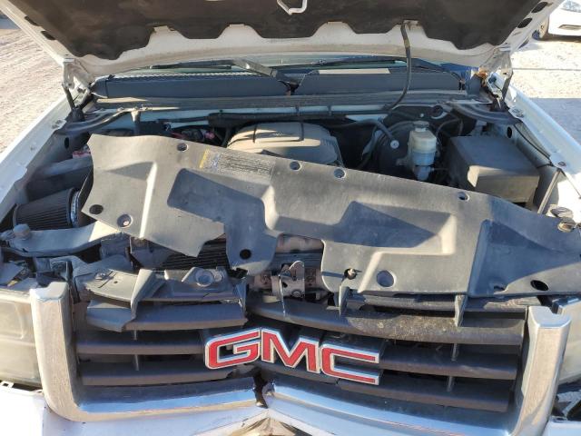 2GTEC13J981336494 - 2008 GMC SIERRA C1500 WHITE photo 11