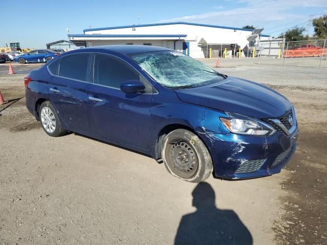 3N1AB7AP7GY332782 - 2016 NISSAN SENTRA S BLUE photo 4