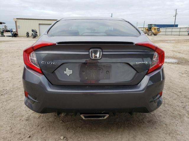 19XFC2F80LE000473 - 2020 HONDA CIVIC SPORT GRAY photo 6