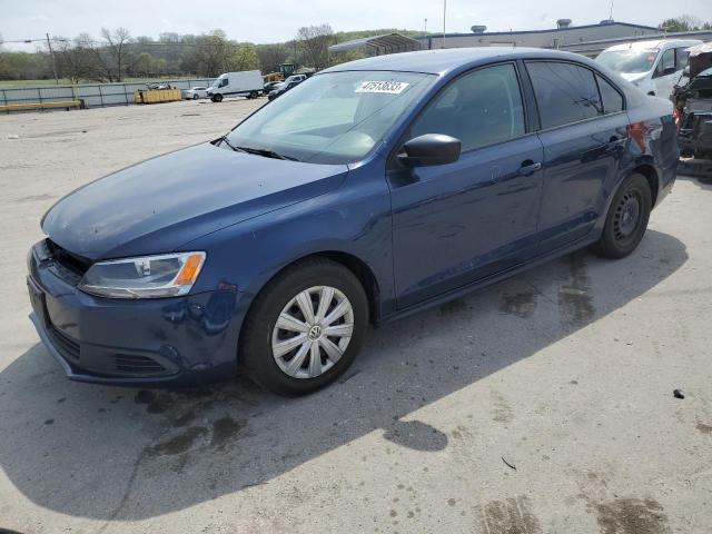 3VW2K7AJ2DM224406 - 2013 VOLKSWAGEN JETTA BASE Կապույտ լուսանկար 1