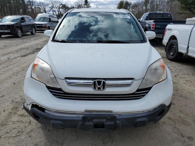 JHLRE48729C023814 - 2009 HONDA CR-V EXL WHITE photo 5