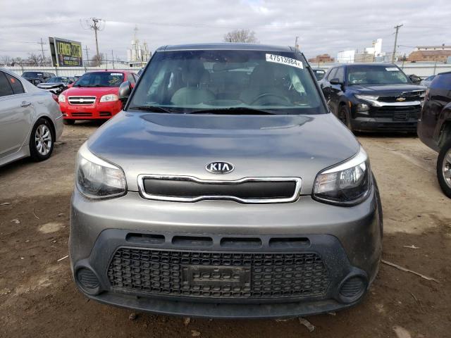 KNDJN2A27G7313355 - 2016 KIA SOUL GRAY photo 5