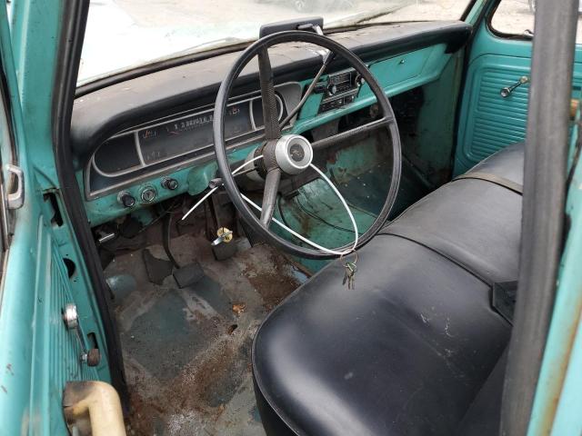 F10YKD56640 - 1968 FORD F-100 TURQUOISE photo 8