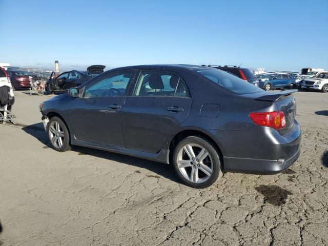 1NXBE40E89Z004554 - 2009 TOYOTA COROLLA XRS GRAY photo 2