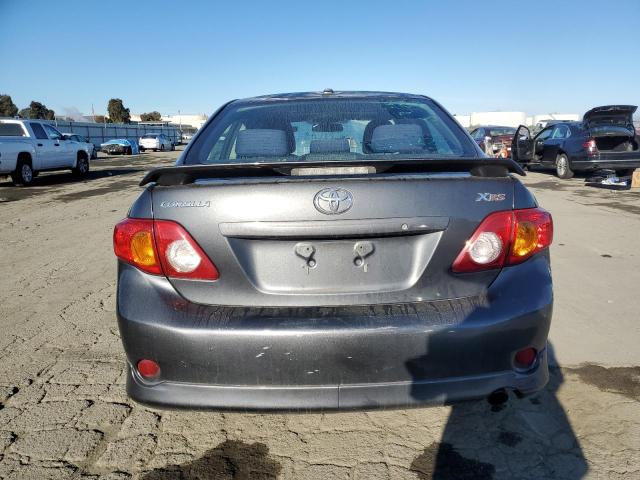 1NXBE40E89Z004554 - 2009 TOYOTA COROLLA XRS GRAY photo 6