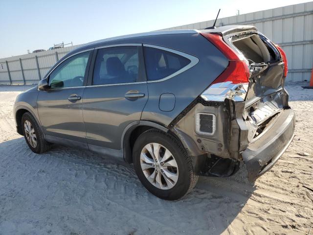 5J6RM3H75DL015932 - 2013 HONDA CR-V EXL GRAY photo 2