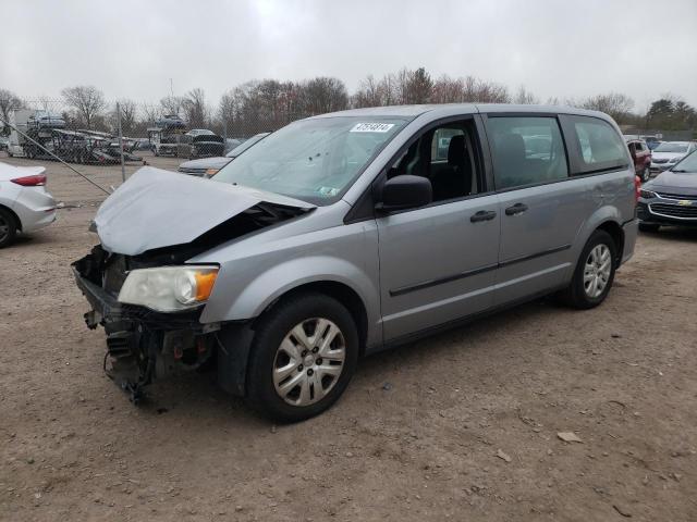 2C4RDGBG1ER473577 - 2014 DODGE GRAND CARA SE SILVER photo 1