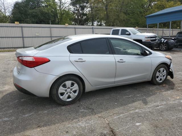 KNAFK4A63F5380586 - 2015 KIA FORTE LX SILVER photo 3