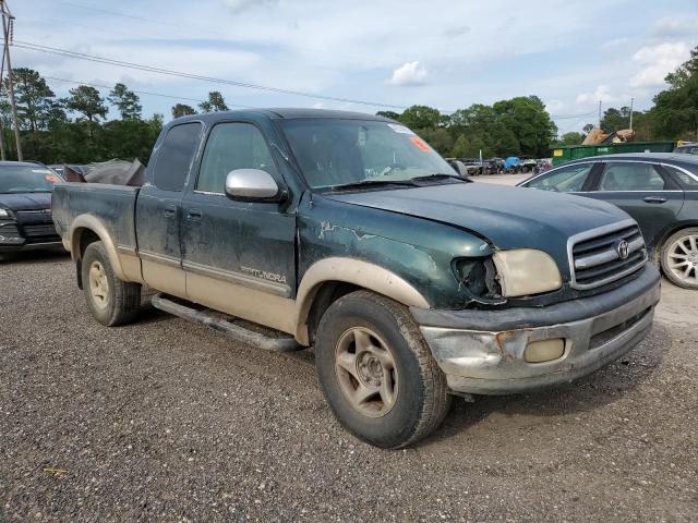 5TBRT3414YS103670 - 2000 TOYOTA TUNDRA ACCESS CAB GREEN photo 4