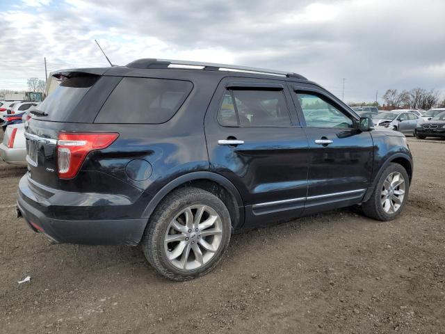 1FM5K8D82EGB34324 - 2014 FORD EXPLORER XLT BLACK photo 3