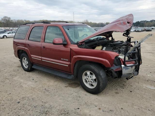 1GNEC13Z62R271566 - 2002 CHEVROLET TAHOE C1500 RED photo 4