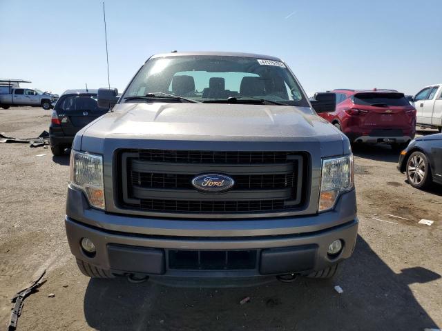 1FTEX1EM7EKG17328 - 2014 FORD F150 SUPER CAB GRAY photo 5