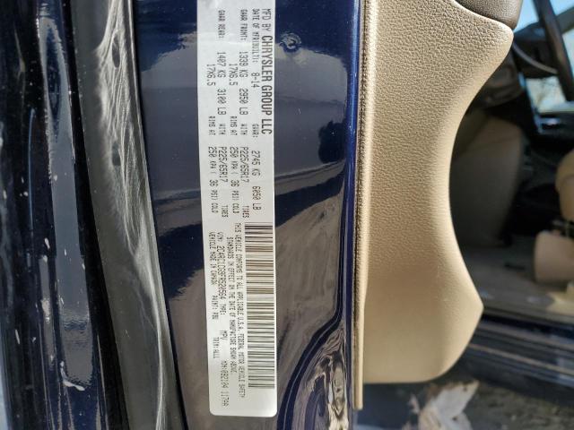 2C4RC1CG9FR520564 - 2015 CHRYSLER TOWN & COU TOURING L BLUE photo 13