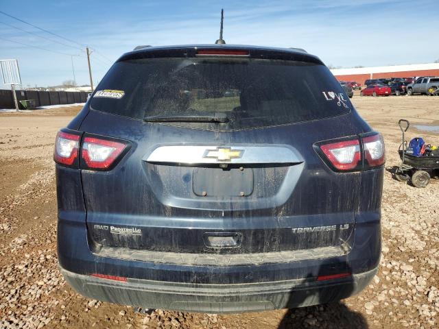 1GNKVFKD6GJ343128 - 2016 CHEVROLET TRAVERSE LS BLUE photo 6