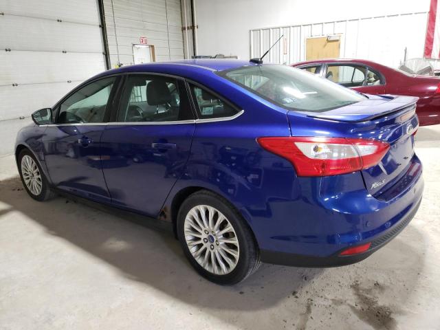 1FAHP3J20CL273156 - 2012 FORD FOCUS TITANIUM BLUE photo 2