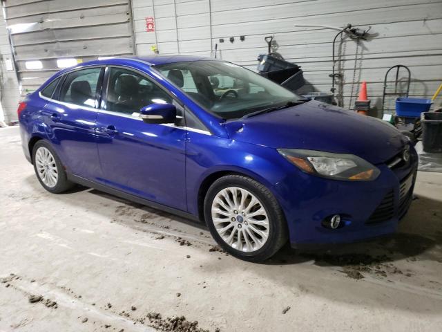 1FAHP3J20CL273156 - 2012 FORD FOCUS TITANIUM BLUE photo 4