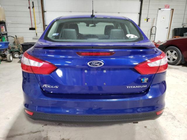 1FAHP3J20CL273156 - 2012 FORD FOCUS TITANIUM BLUE photo 6