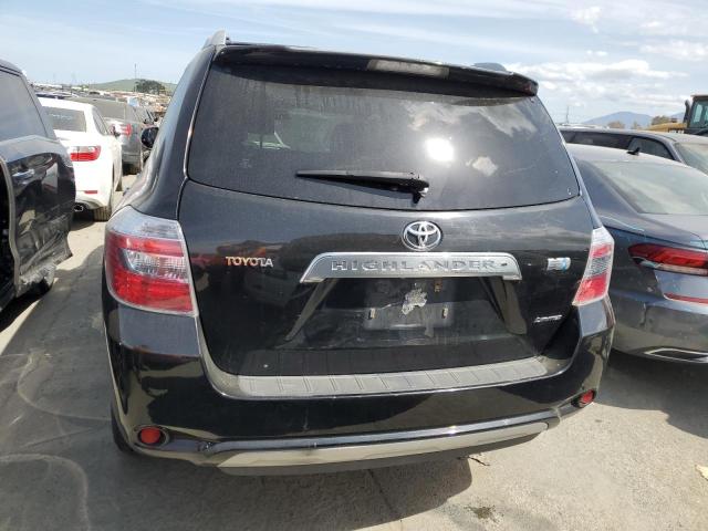 JTEEW44A182007517 - 2008 TOYOTA HIGHLANDER HYBRID LIMITED BLACK photo 6