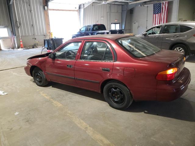 1Y1SK5280XZ449215 - 1999 CHEVROLET GEO PRIZM BASE RED photo 2