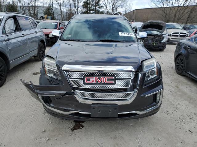 2GKFLVE34G6173916 - 2016 GMC TERRAIN DENALI GRAY photo 5