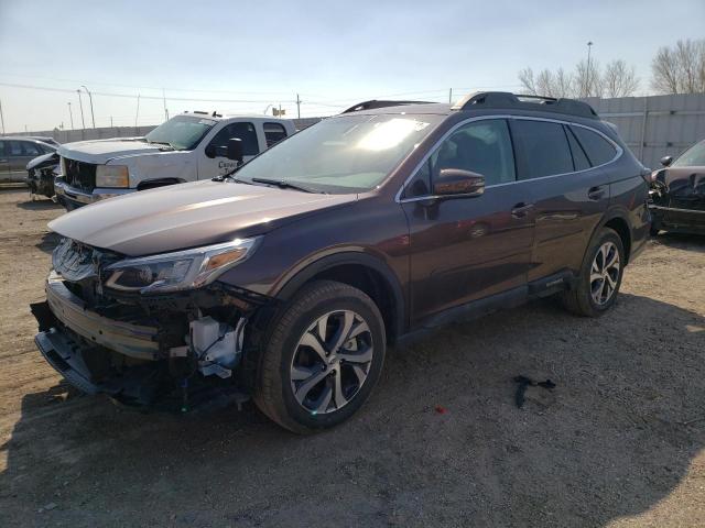 4S4BTANC7N3176361 - 2022 SUBARU OUTBACK LIMITED BROWN photo 1