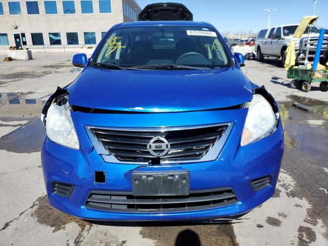 3N1CN7AP4EL835258 - 2014 NISSAN VERSA S BLUE photo 5