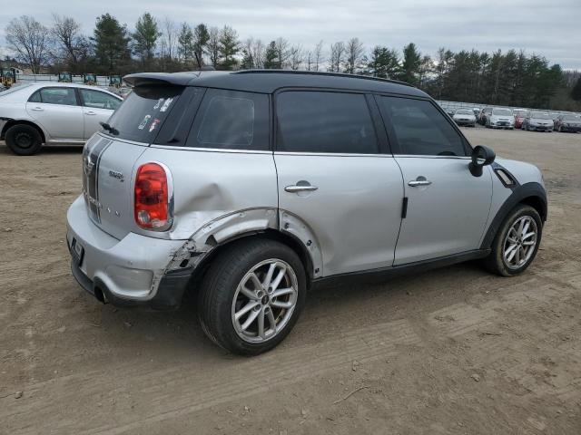 WMWZC3C51FWT04268 - 2015 MINI COOPER S COUNTRYMAN SILVER photo 3