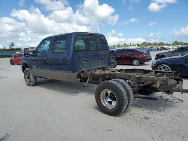 1FTWW33P14ED57053 - 2004 FORD F350 SUPER DUTY BLUE photo 2