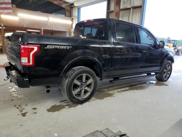 1FTEW1CF8HKC60379 - 2017 FORD F150 SUPERCREW BLACK photo 3