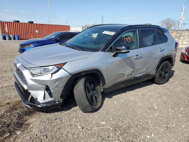 JTMEWRFV1LJ035463 - 2020 TOYOTA RAV4 XSE SILVER photo 1