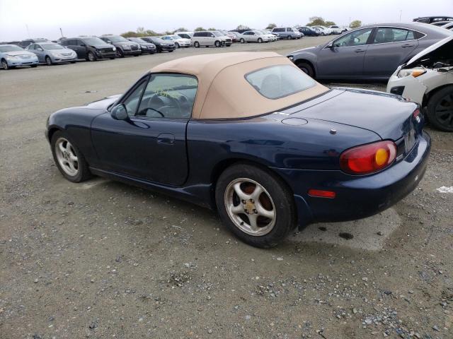 JM1NB3532Y0156136 - 2000 MAZDA MX-5 MIATA BASE BLUE photo 2