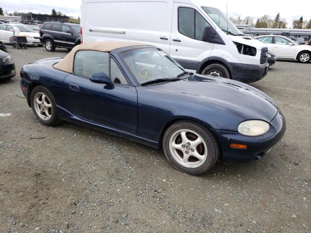 JM1NB3532Y0156136 - 2000 MAZDA MX-5 MIATA BASE BLUE photo 4