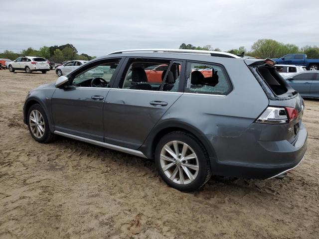 3VWH17AU5HM543540 - 2017 VOLKSWAGEN GOLF ALLTR S GRAY photo 2