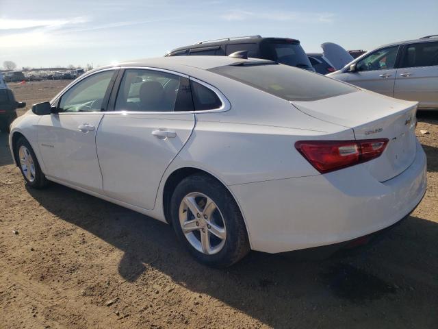 1G1ZB5ST8NF191993 - 2022 CHEVROLET MALIBU LS WHITE photo 2