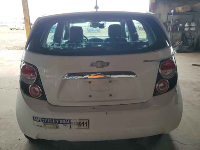 1G1JA6SH3C4104995 - 2012 CHEVROLET SONIC LS WHITE photo 6