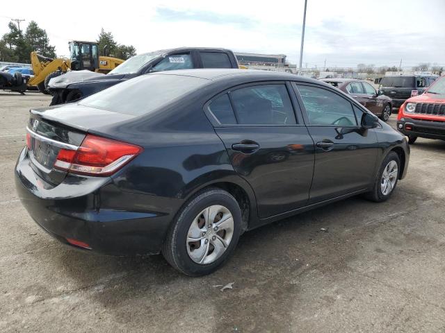 2HGFB2F52DH556753 - 2013 HONDA CIVIC LX BLACK photo 3