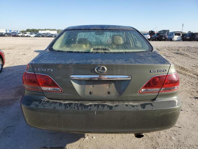 JTHBA30G565144691 - 2006 LEXUS ES 330 GREEN photo 6