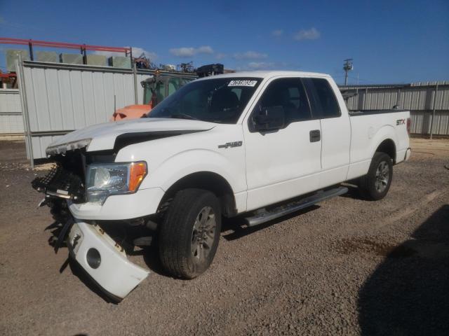 1FTEX1CM2EKF93300 - 2014 FORD F150 SUPER CAB WHITE photo 1