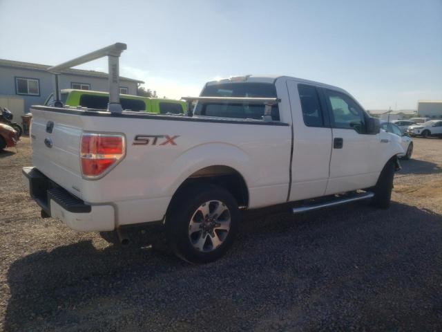 1FTEX1CM2EKF93300 - 2014 FORD F150 SUPER CAB WHITE photo 3