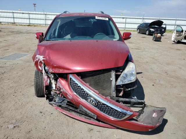 KNDMG4C76E6541085 - 2014 KIA SEDONA LX BURGUNDY photo 5