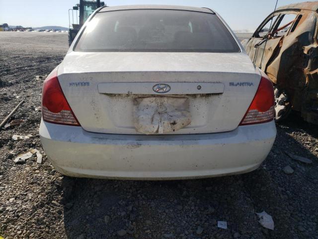 KMHDN46D46U294892 - 2006 HYUNDAI ELANTRA GLS WHITE photo 6