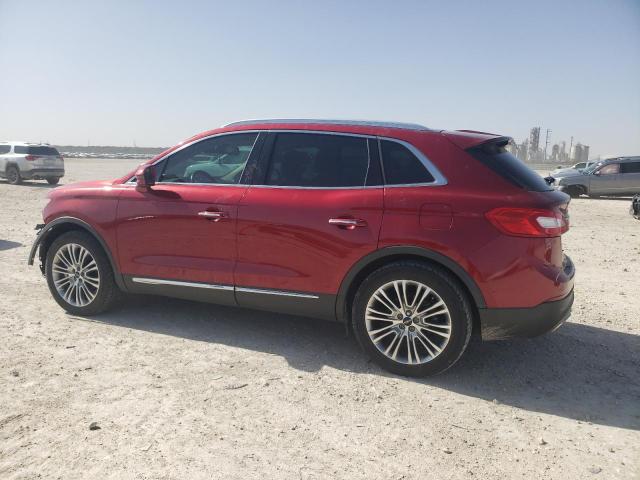 2LMPJ6LR2JBL29534 - 2018 LINCOLN MKX RESERVE Марун фото 2