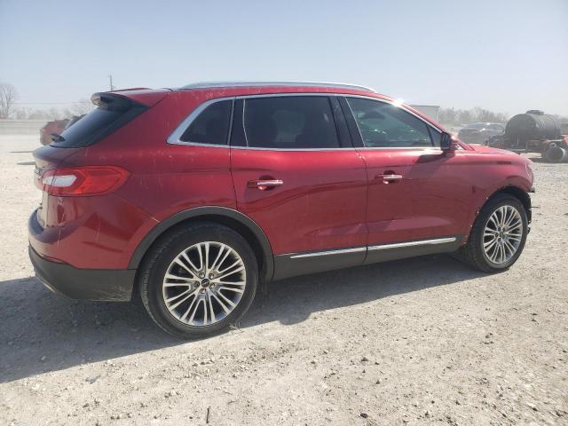2LMPJ6LR2JBL29534 - 2018 LINCOLN MKX RESERVE Марун фото 3
